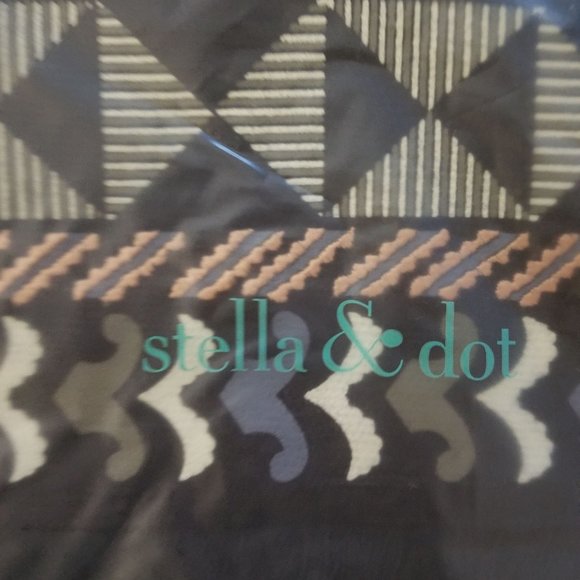 Stella Dot Taj Clutch - Aztec Print - New - Picture 7 of 9